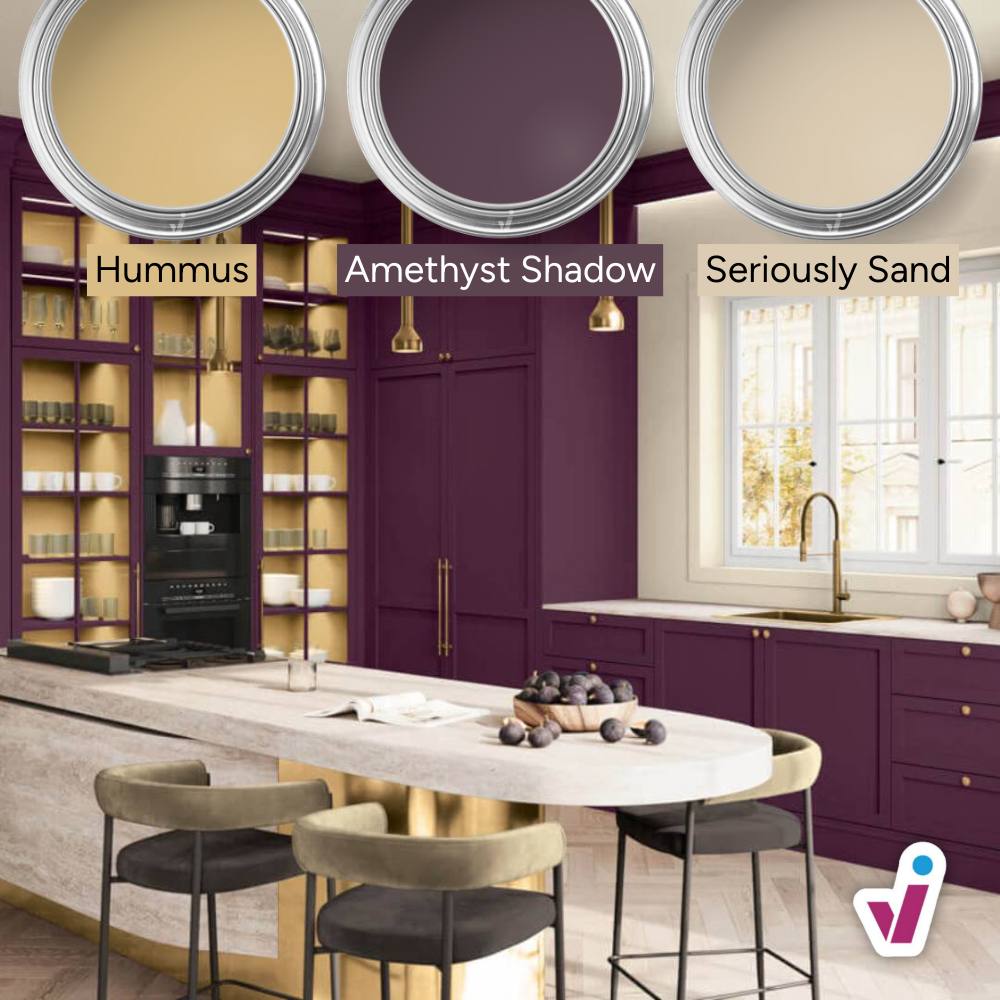 Sigma trend colour Amethyst Shadow interior inspiration trend colour Amethyst Shadow - purple basil