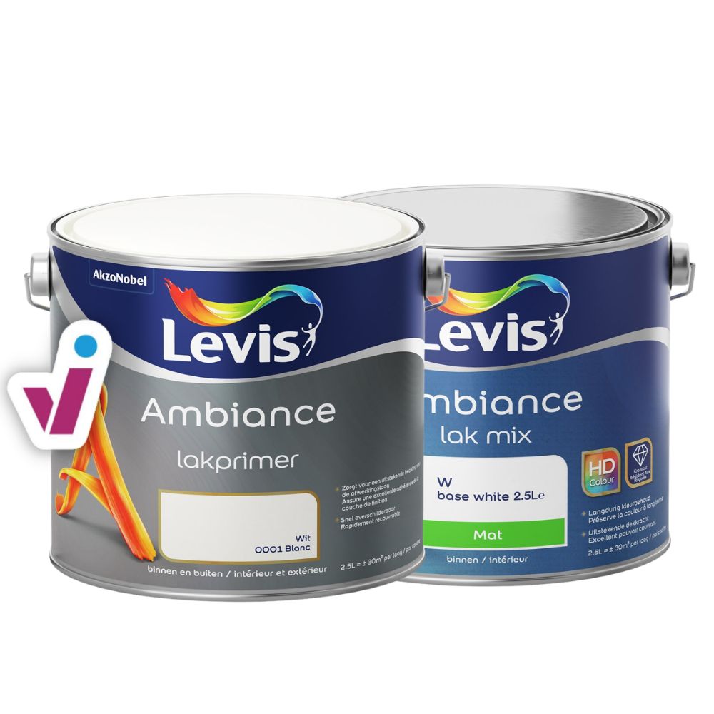 BUNDLE: Levis Ambiance Lakprimer (Blanc) + Lak Mat