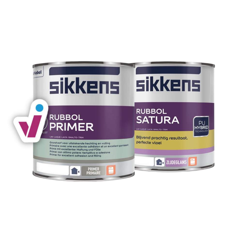 BUNDLE: Sikkens Rubbol Primer + Rubbol Satura (synthétique)